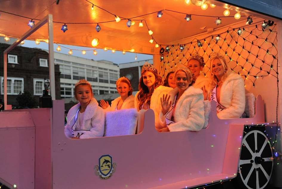 Colourful characters brighten up Dover's illuminated carnival parade