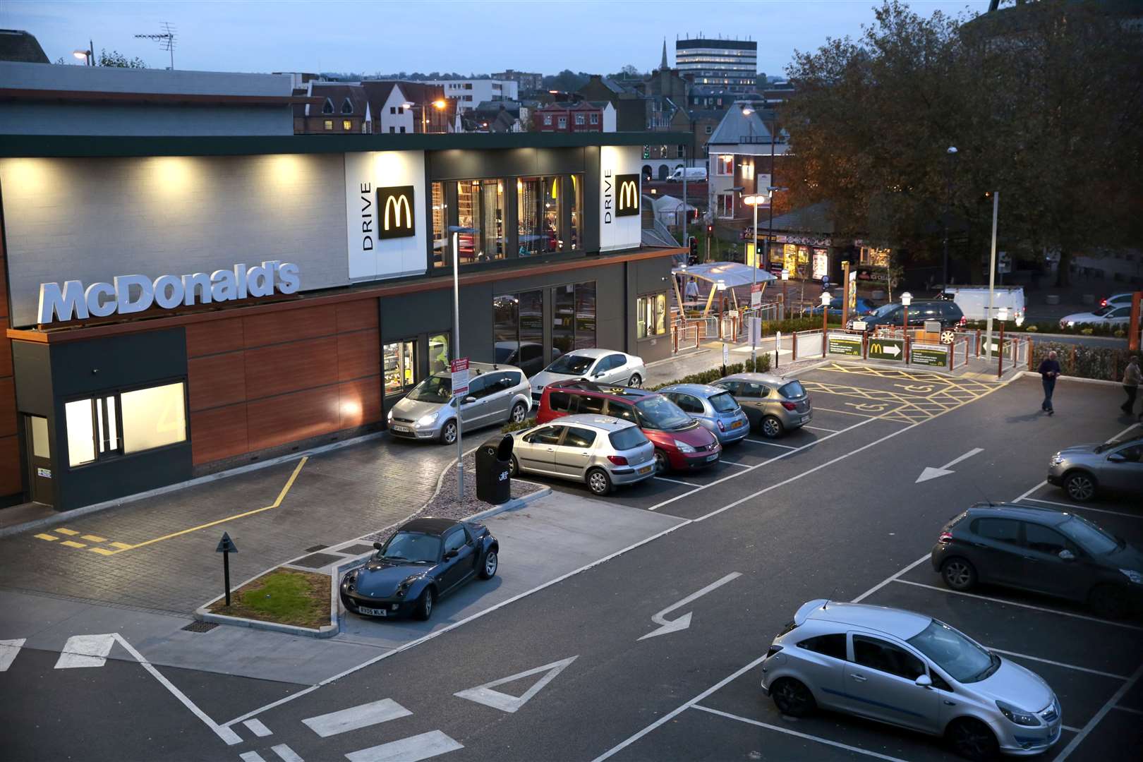 McDonalds Drive Thru, off Broadway Maidstone Picture: Martin Apps