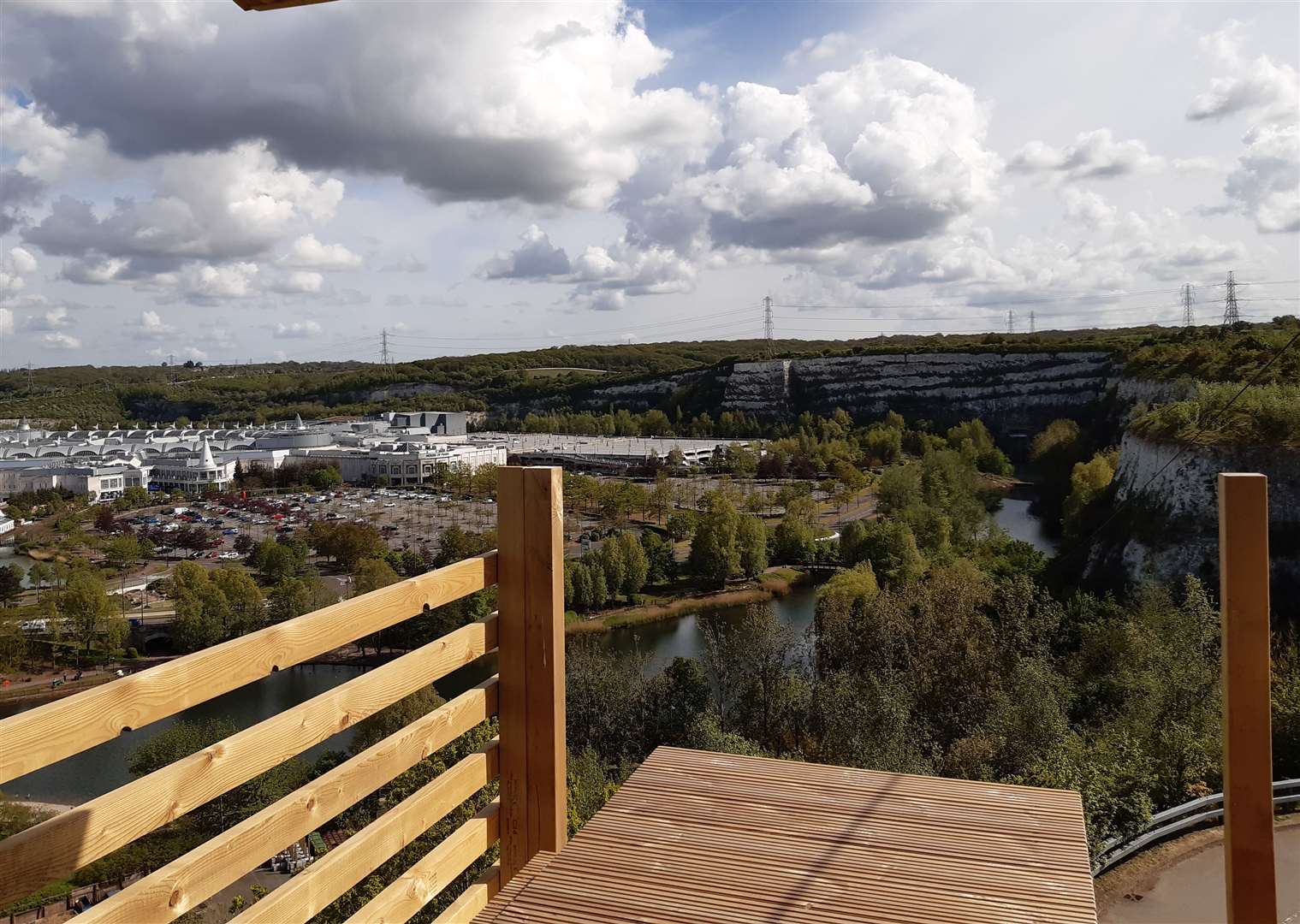 The view from the top of the dispatch tower