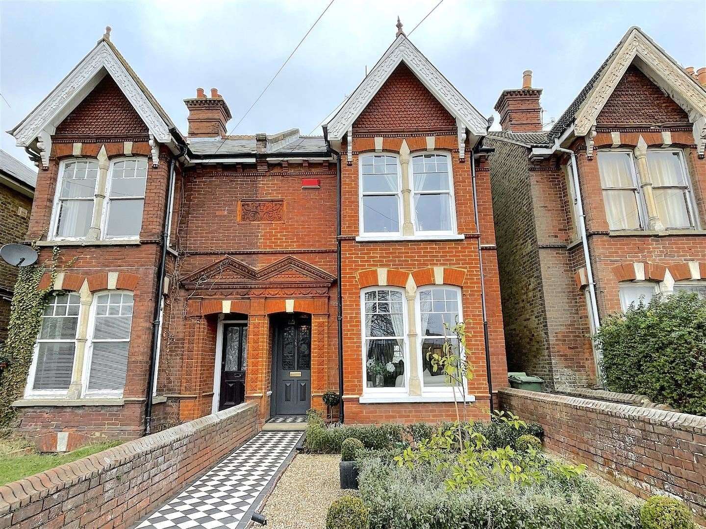 Large Victorian houses, like this one in London Road, Faversham, are proving popular among Londoners looking to move to Faversham. Picture: Iliffe & Iliffe