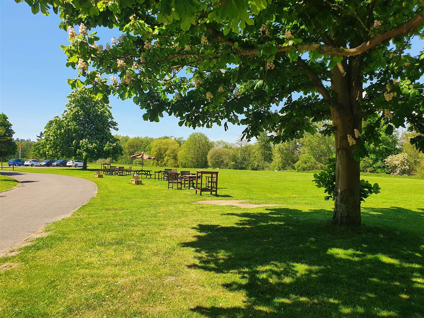 Social distancing and facilities for jurors had been set up at the site near Hollingbourne