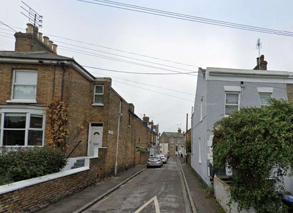 The incident took place in Ayton Road, Ramsgate. Pic: Google