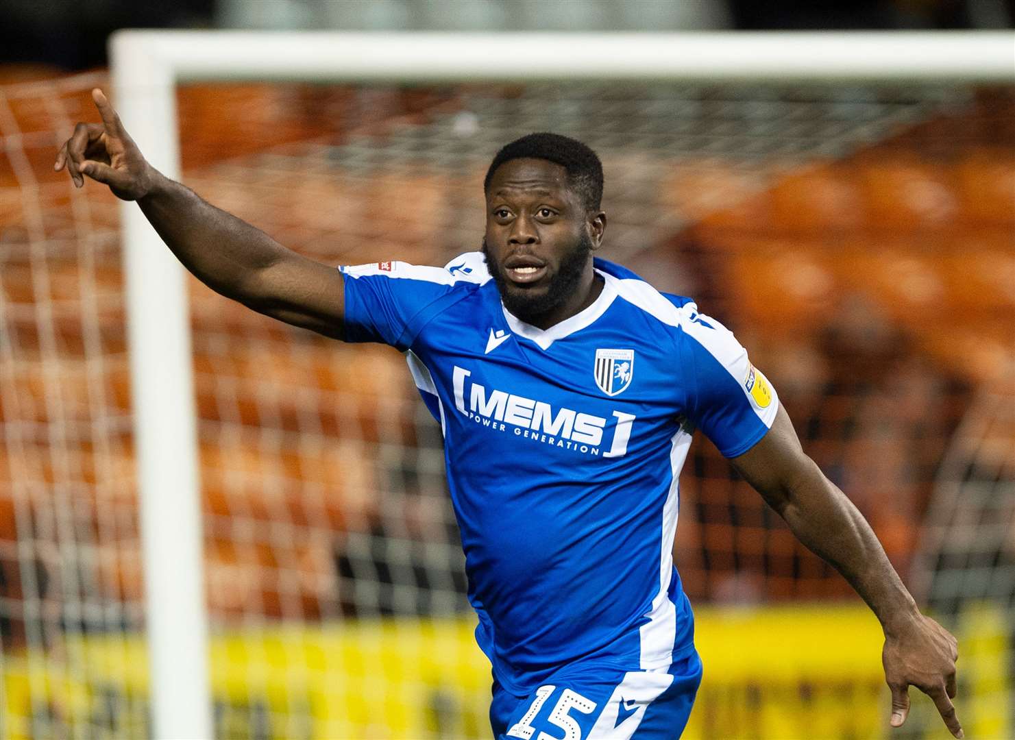 John Akinde's last goal came in the 3-2 win at Blackpool in February Picture: Ady Kerry