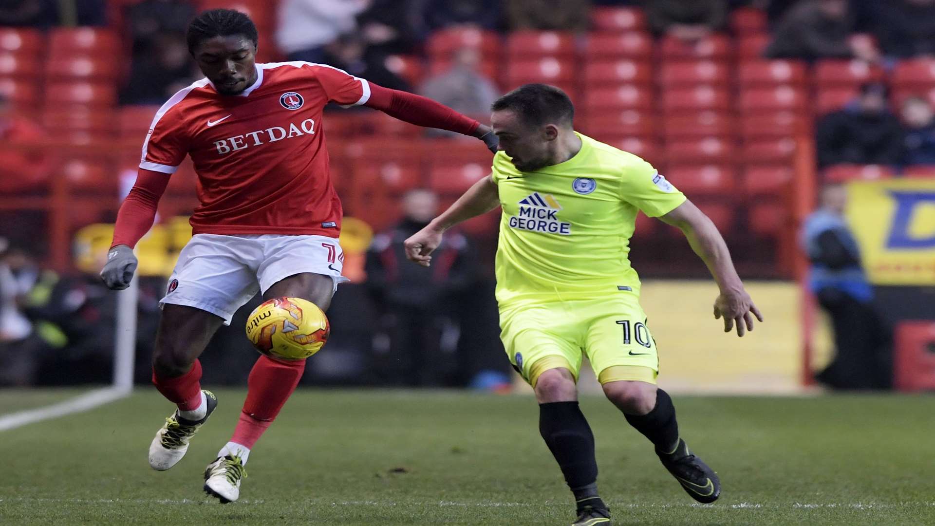 The Addicks failed to find a way through against Peterborough. Picture: Barry Goodwin