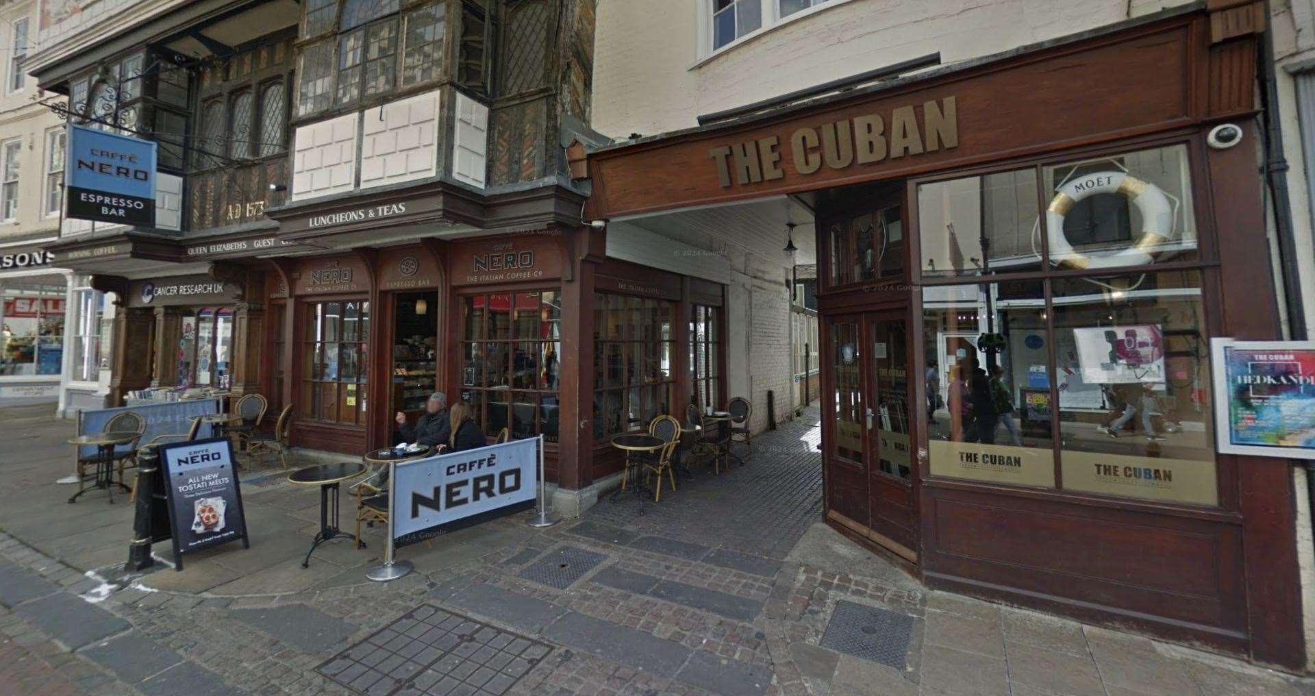 The Cuban nightclub in Canterbury High Street. Picture: Google