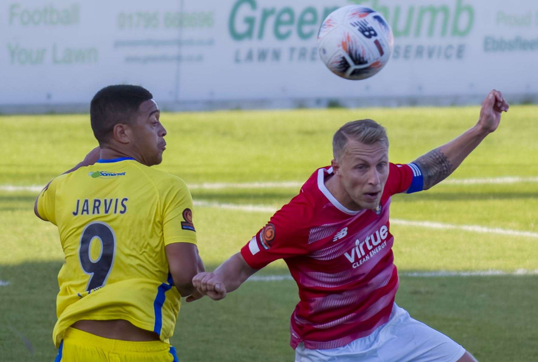 Ebbsfleet defender Chris Solly in action during their 5-0 win over Taunton on Saturday. Picture: Ed Miller/EUFC (59869246)