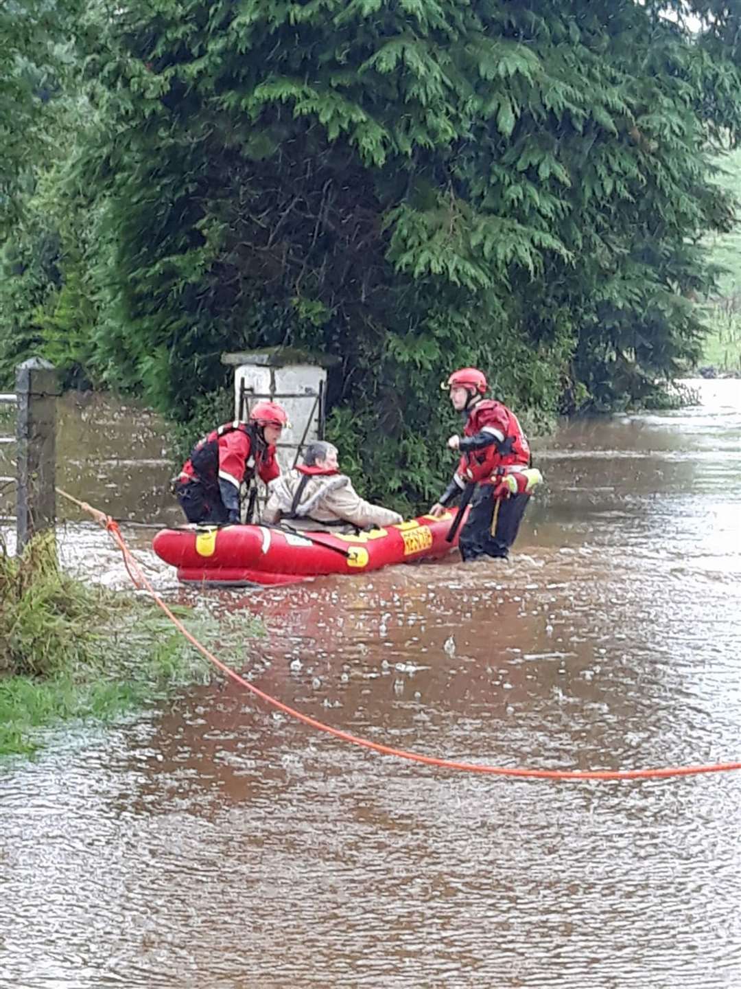 A number of people have been rescued from their homes (NIFRS/PA)