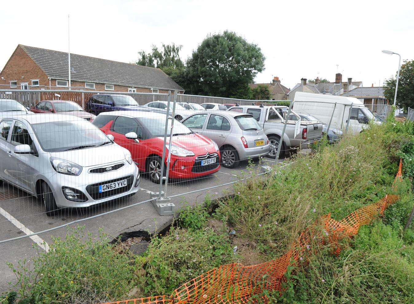 Newington village hall car park