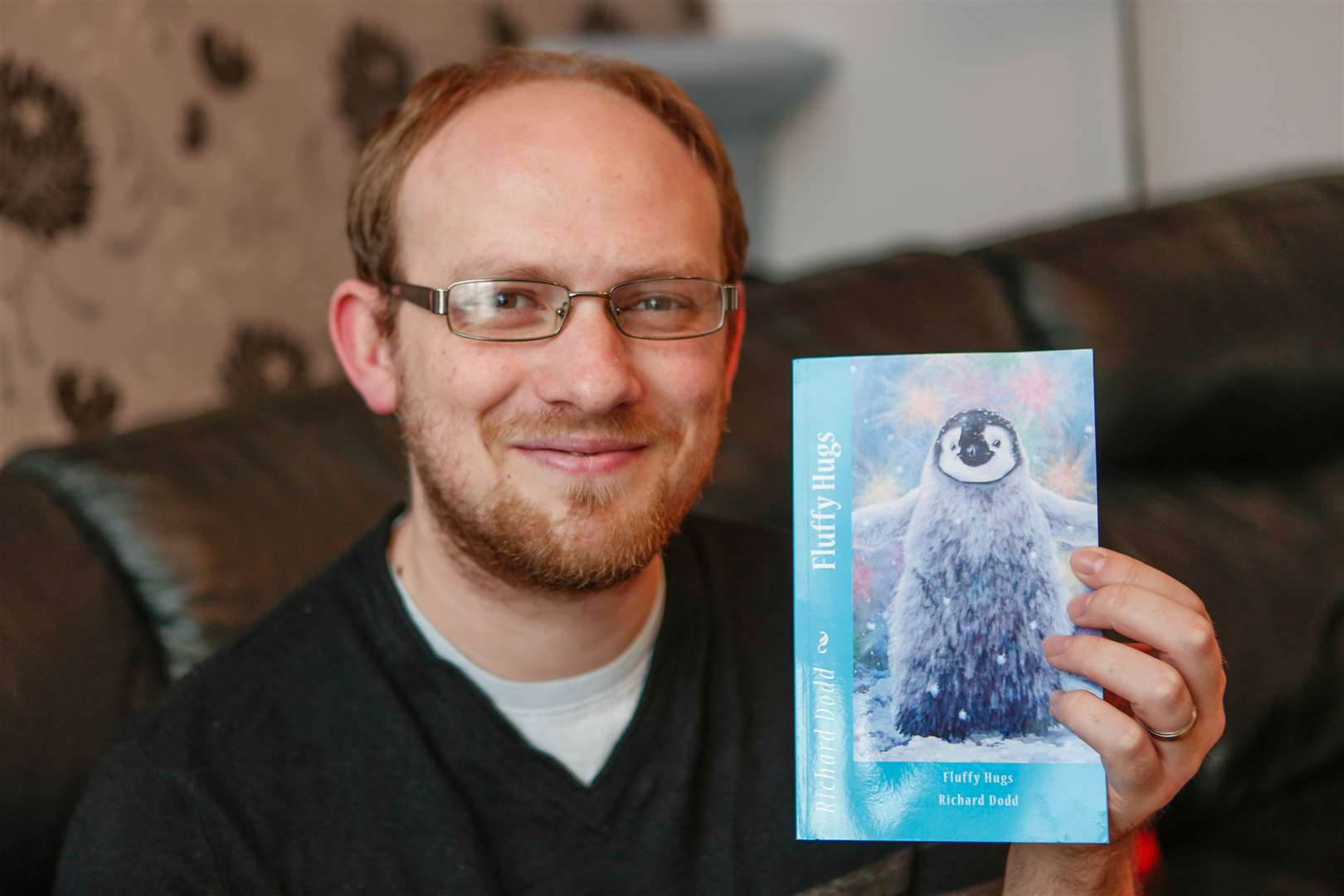 Richard Dodd with his own children's book