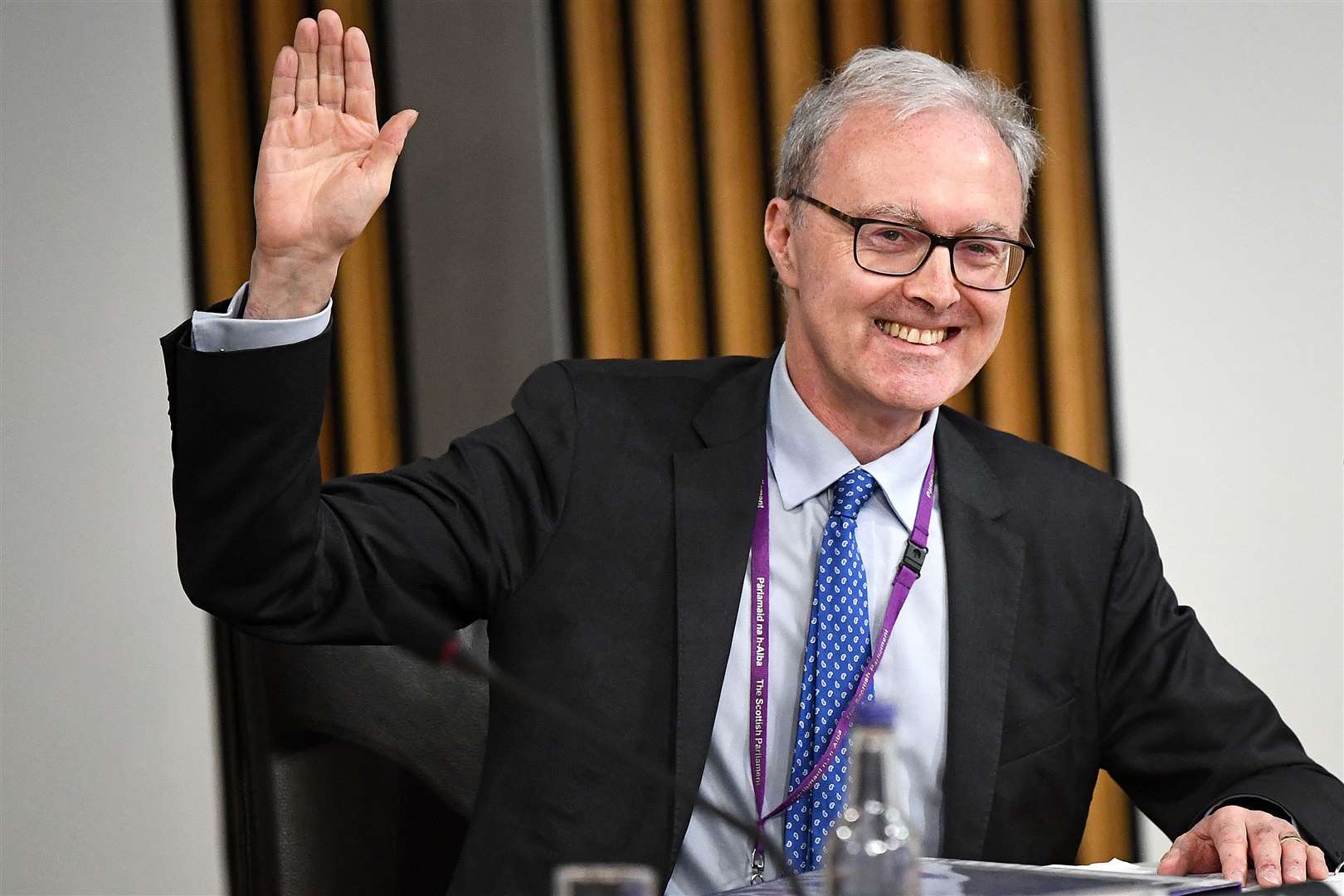 Lord Advocate, James Wolffe QC gives evidence at Holyrood to a Scottish Parliament committee (Jeff J Mitchell/PA)