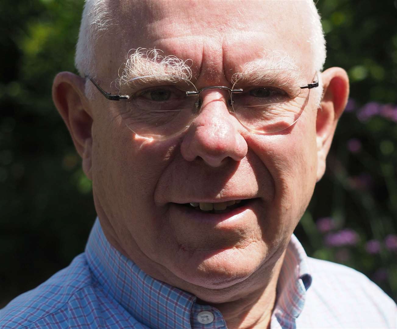 Canterbury Food Bank's chair of trustees, Martin Ward