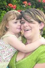 Isla with her mum, Julie Firth. Picture: Barry Crayford