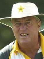 BOB WOOLMER: his remains were flown back to his home in Cape Town yesterday