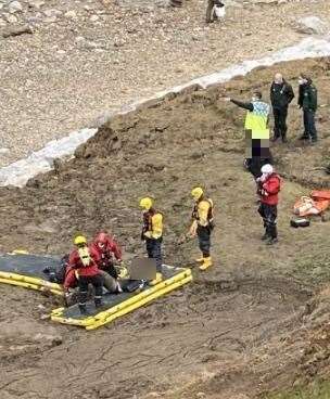 The mud rescue in Warden, Sheppey. Picture: Dr Paula Owens