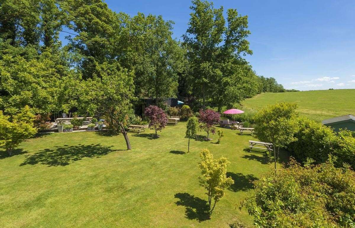 The hotel has a large garden and overlooks the countryside. Picture: Foundation Property