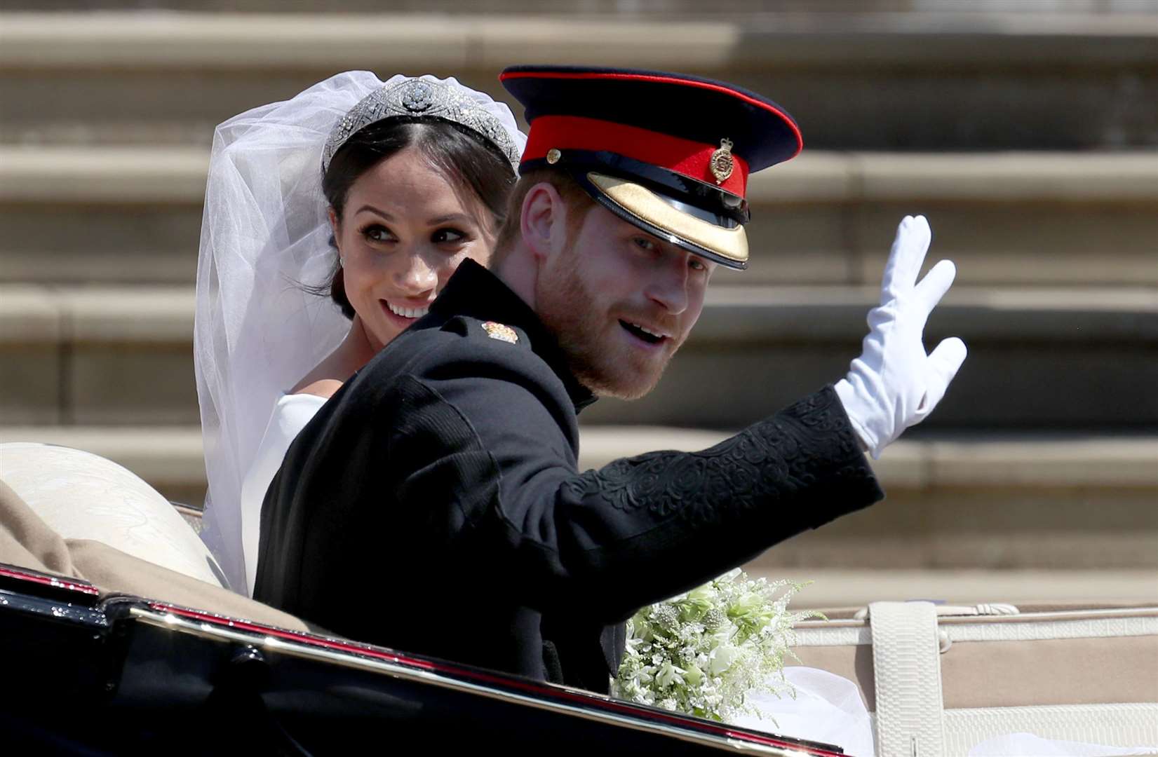 Millions watched the wedding three years ago (Jane Barlow/PA)