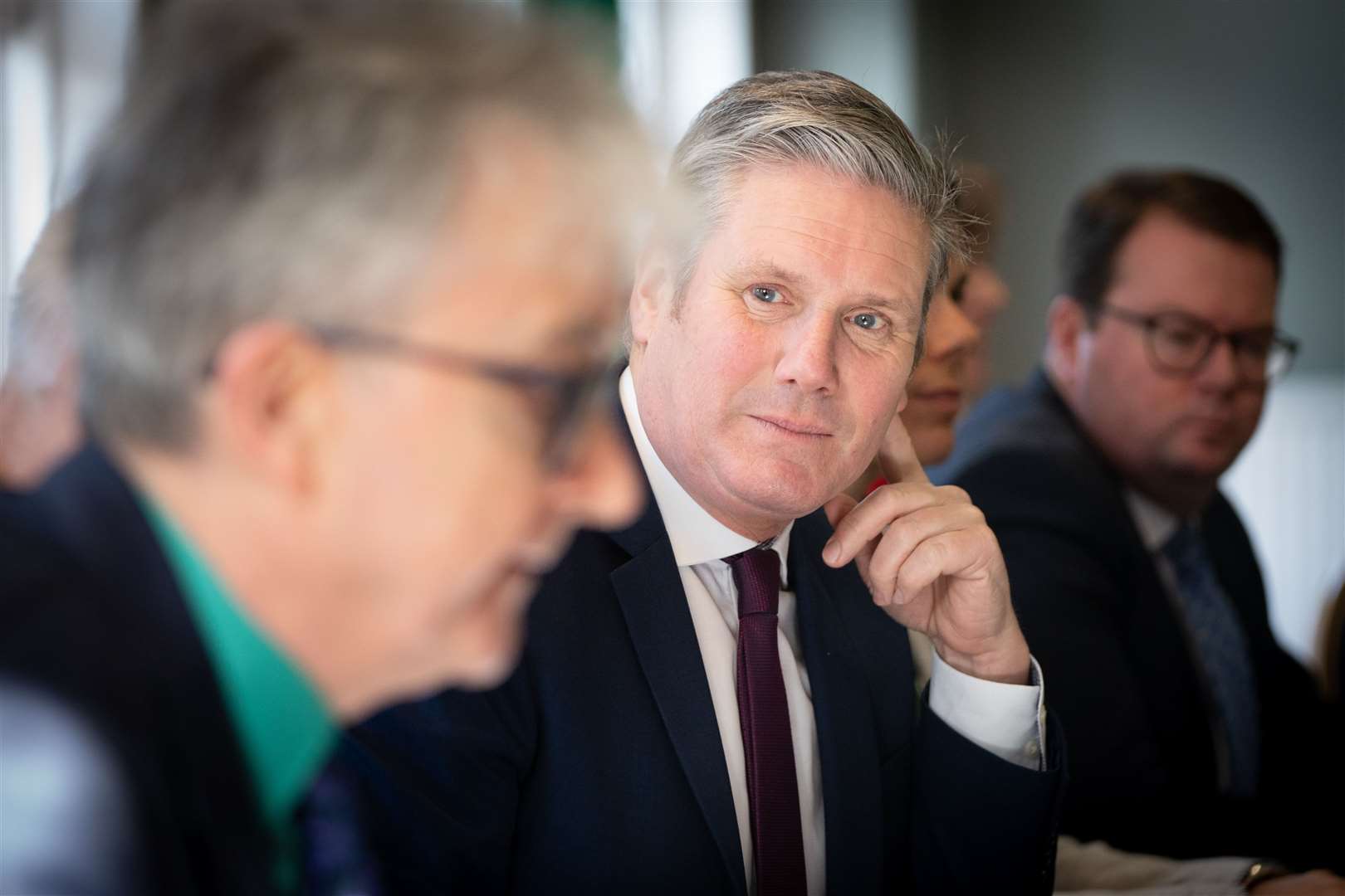 Labour leader Keir Starmer attends the Labour Party Irish Society Annual St Patrick’s Day reception at the London Irish Centre. (Stefan Rousseau/PA)