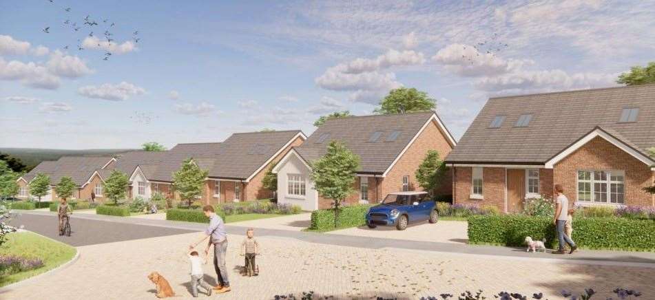 How the new homes at Shepherdswell could look