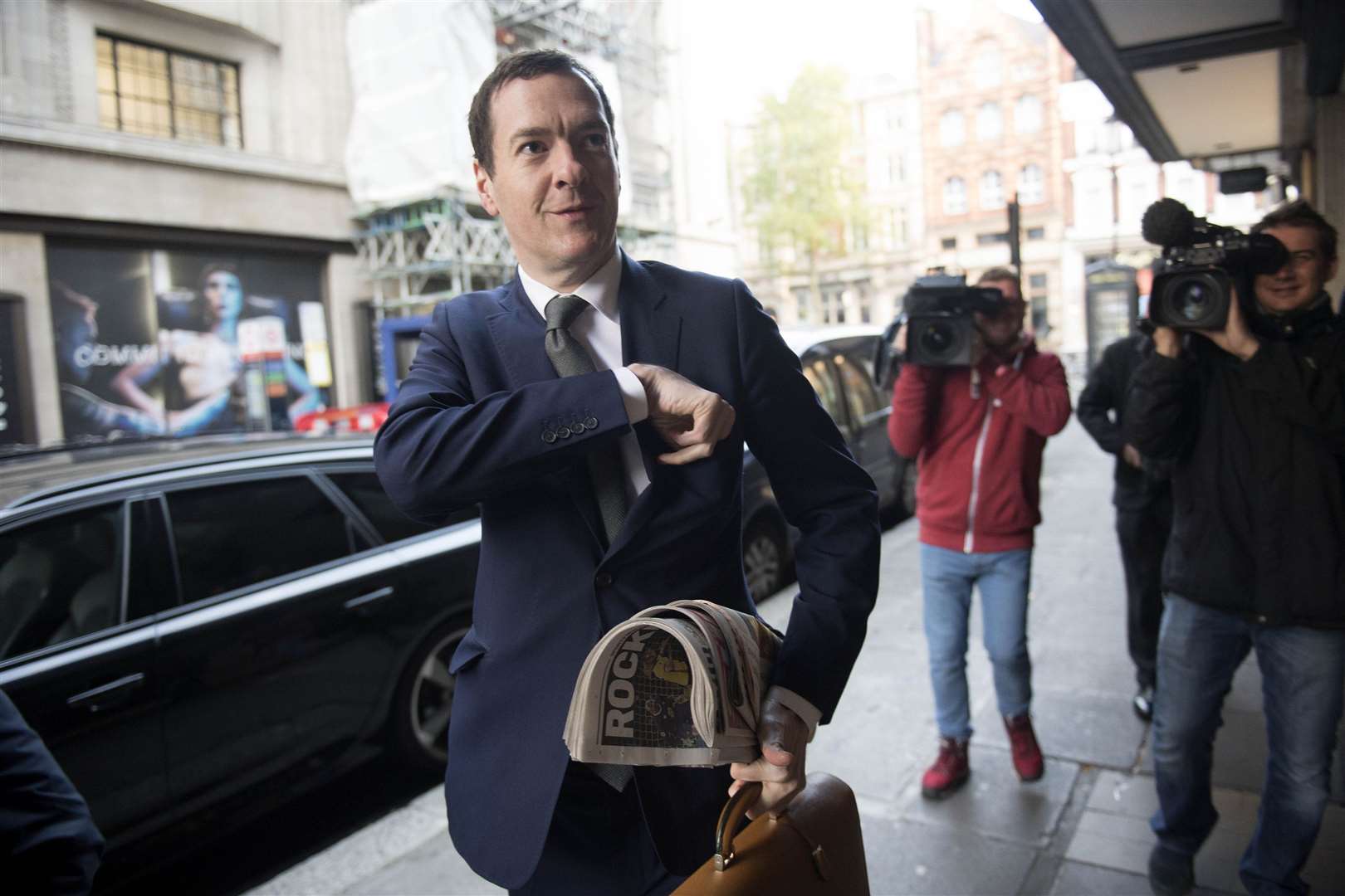 Mr Osborne will be stepping down from his role as editor-in-chief of the Evening Standard at the end of March (Victoria Jones/PA)