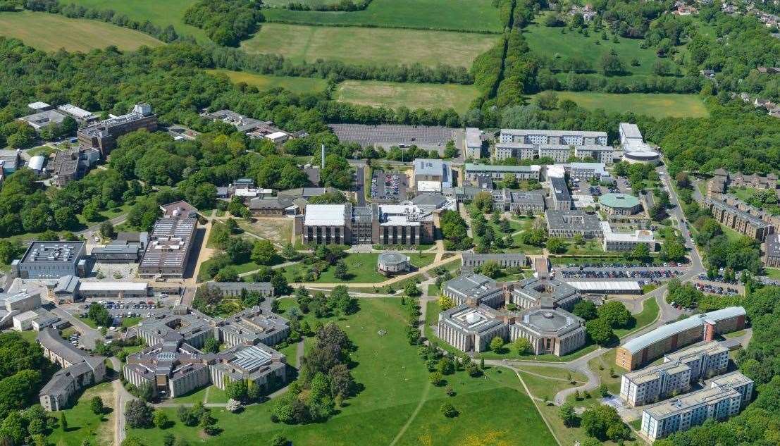 The University of Kent campus. Picture: University of Kent
