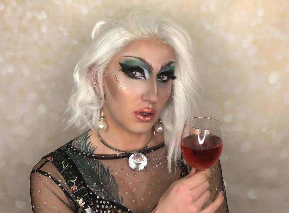 Miss Rose Zinfandel is a finalist in Miss Drag UK being held in Folkestone