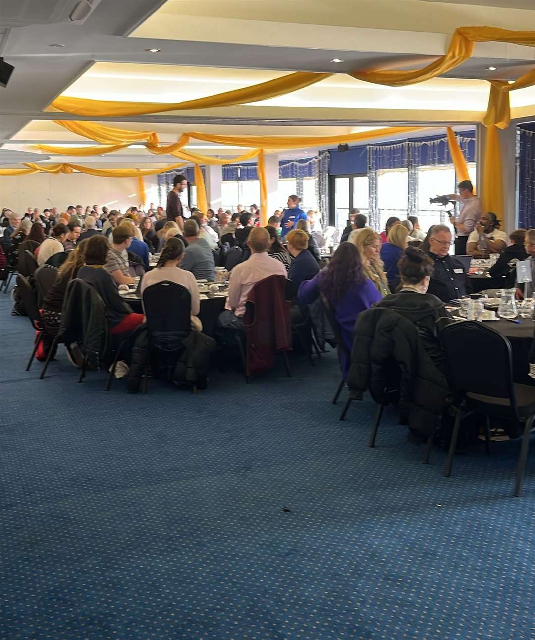 More than 100 people have came to the event in Leas Cliff Hall in Folkestone today (December 1)