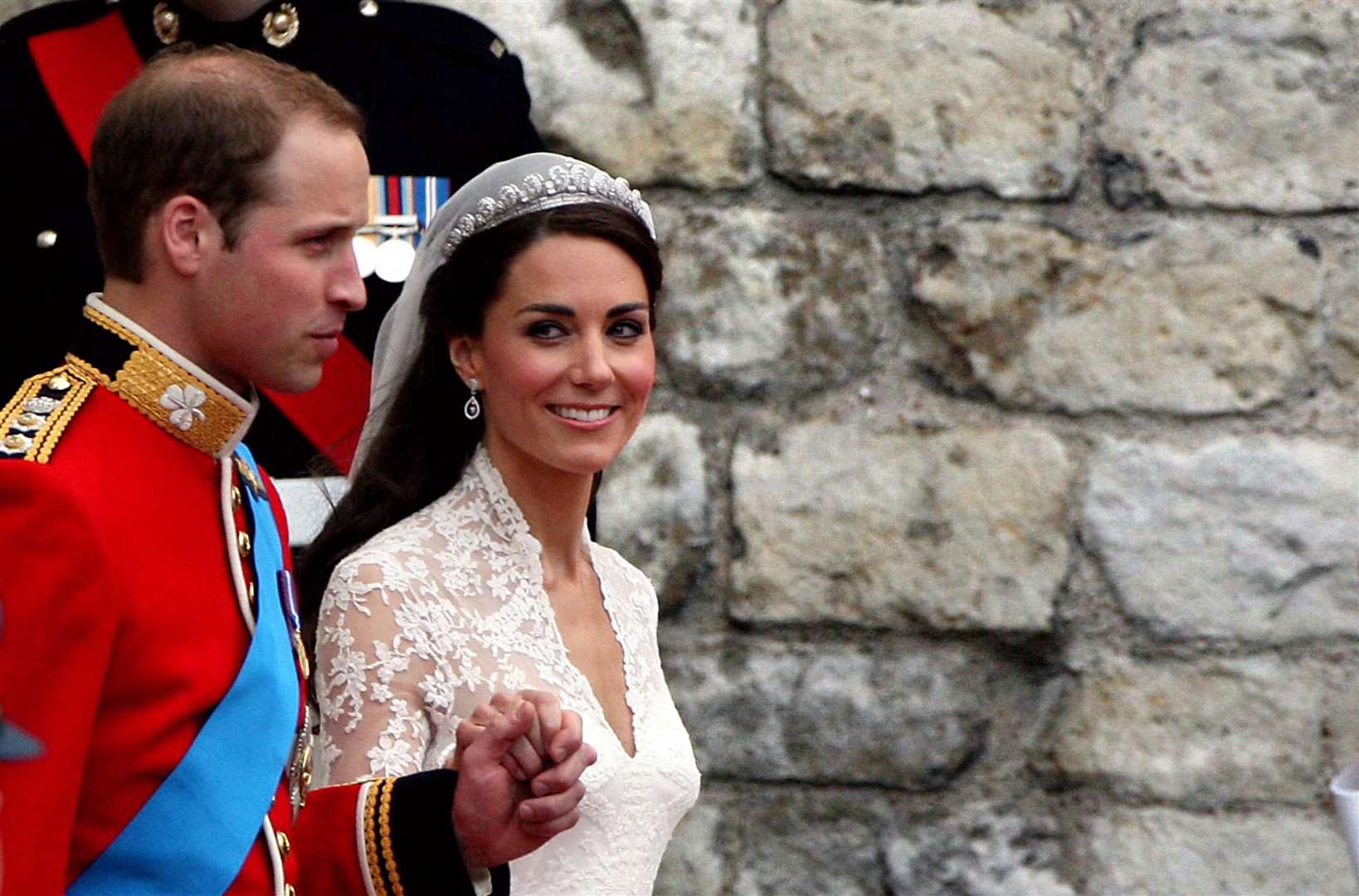 William and Kate leave Westminster Abbey after their wedding in 2011 (Steve Parsons/PA)