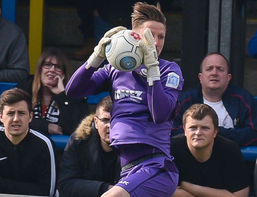 Dover goalkeeper Lee Worgan. Picture: Alan Langley