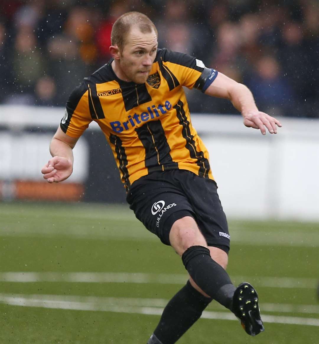 Maidstone captain Stuart Lewis Picture: Andy Jones