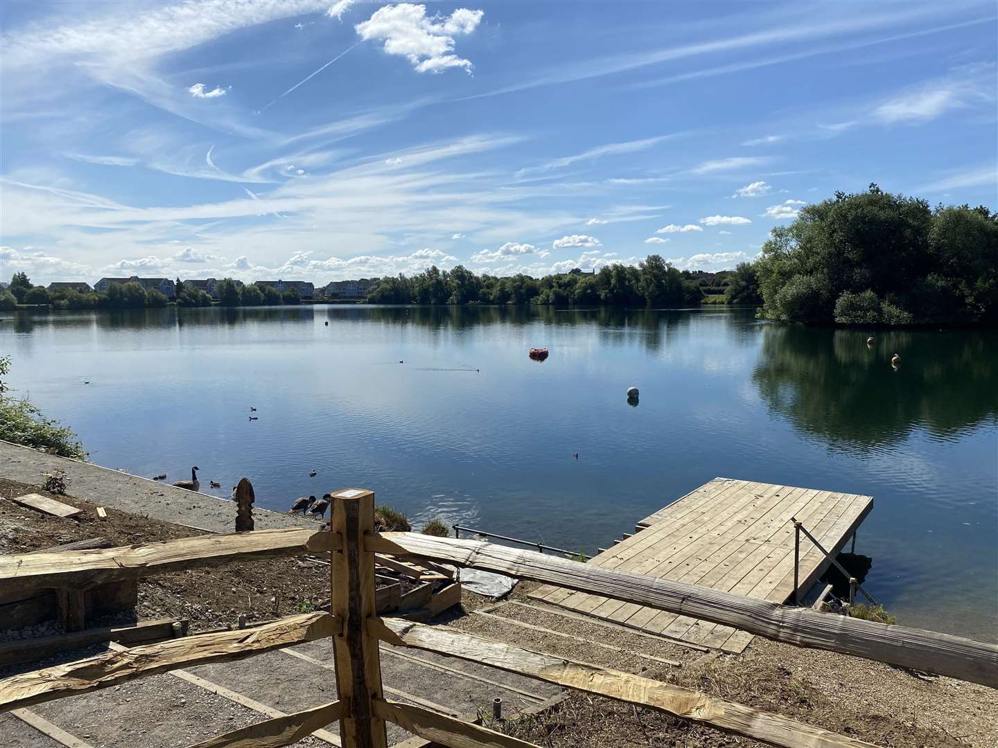 Leybourne Lakes is one of the trouble spots