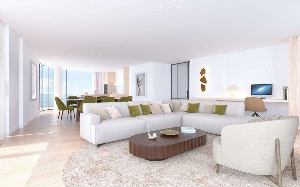 How the lounge could look