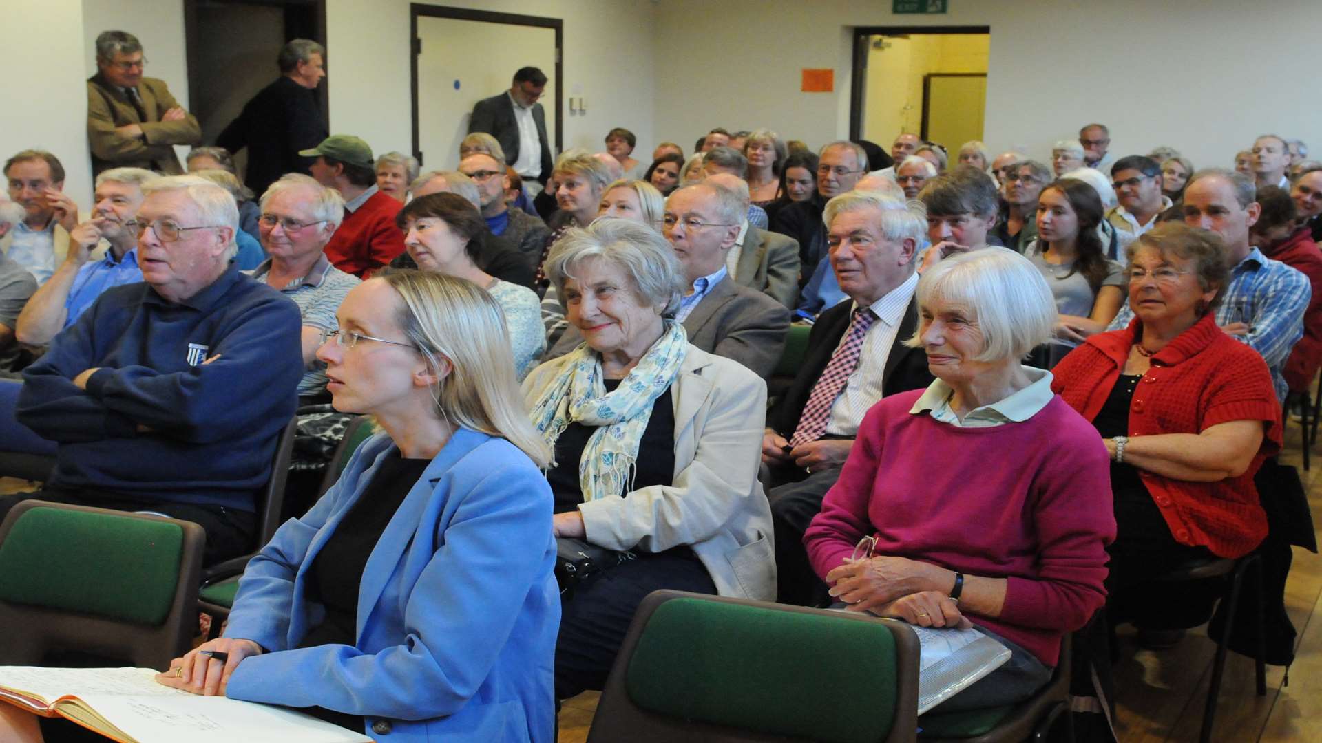 Cllr Jenny Whittle in the audience