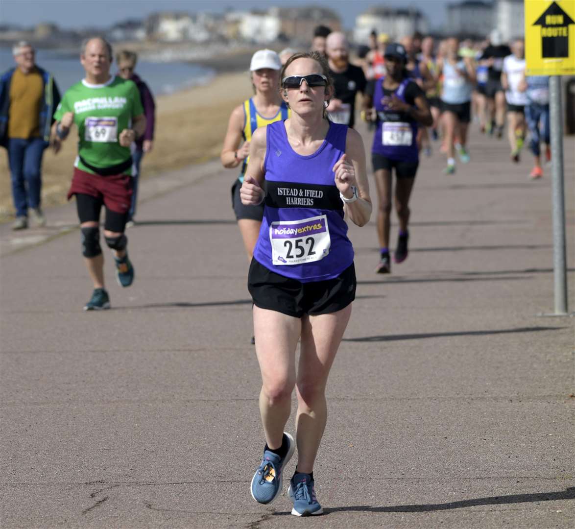 No.252 Sally George of Istead & Ifield Harriers. Picture: Barry Goodwin (63468802)