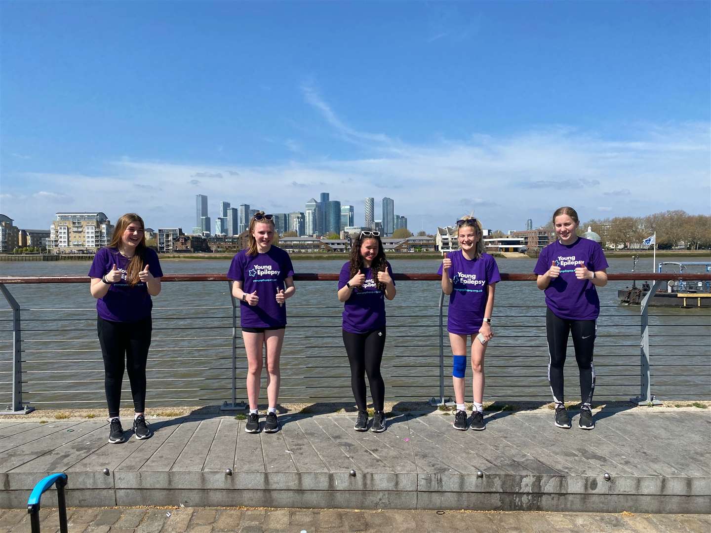 (From left) Bonnie, Charlotte, Ellen, Mia and Olivia