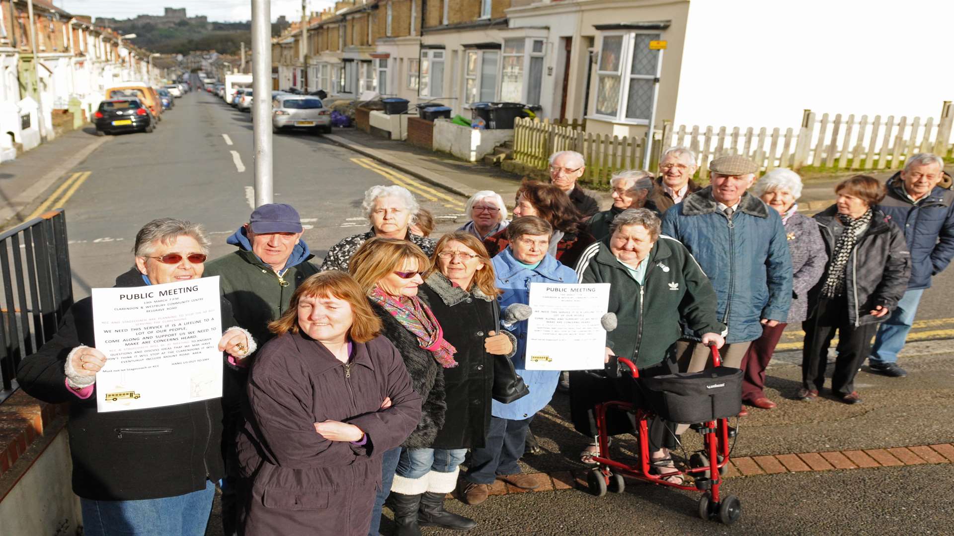 Residents are concerned as bus service now bypasses the road due to parking difficulties