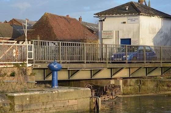 Faversham Creek is at the centre of a campaign to bring back a bridge which controls="true" water levels