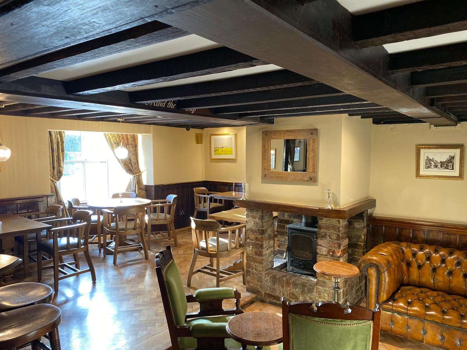 The pub now boasts all new furniture
