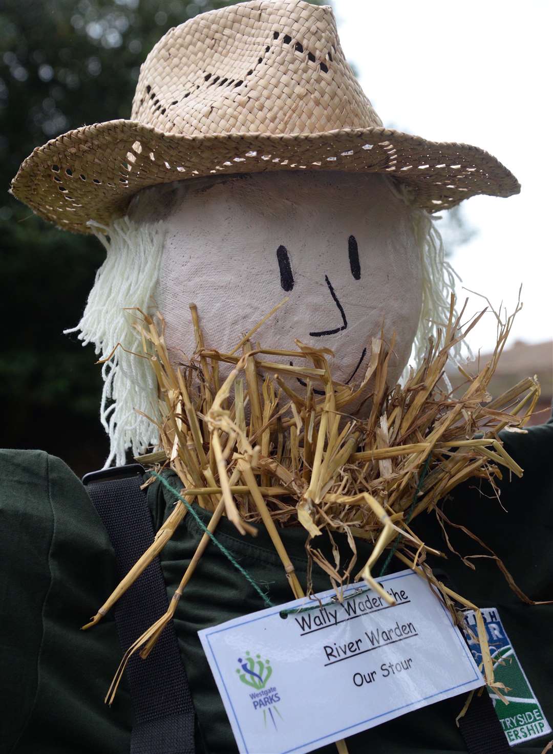 Wally Wader the River Warden keeps an eye on proceedings in the Westgate Gardens Picture: Chris Davey