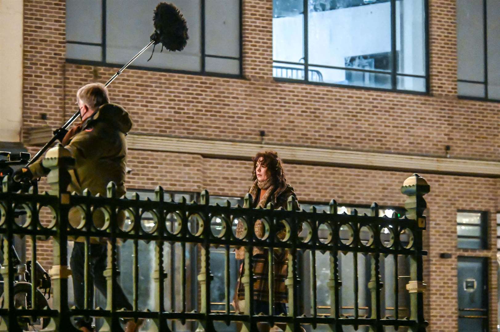 Olivia Colman filming for Sam Mendes's film Empire of Light in Marine Terrace, Margate, in March. Picture: Steven Collis Allfields Photography