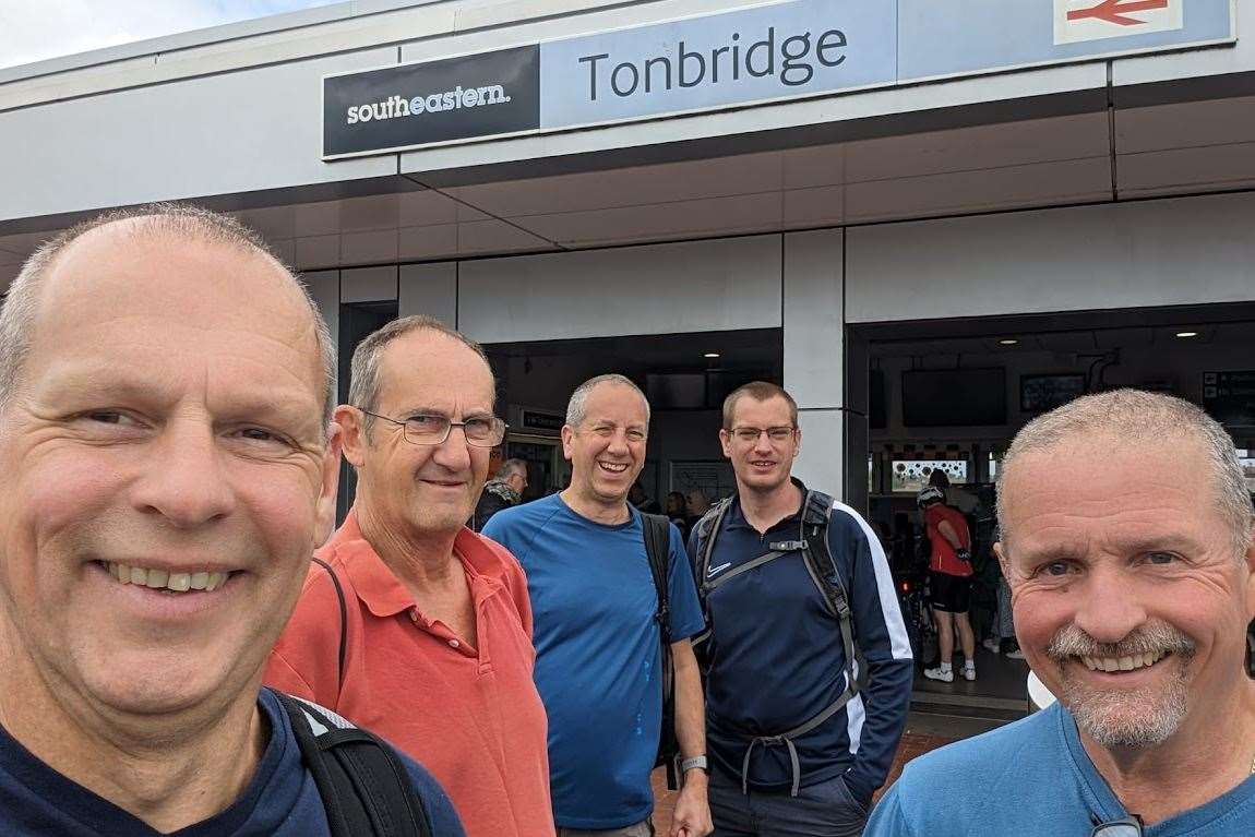 Tonbridge to Tunbridge Wells proved to be a longer walk than the crew expected