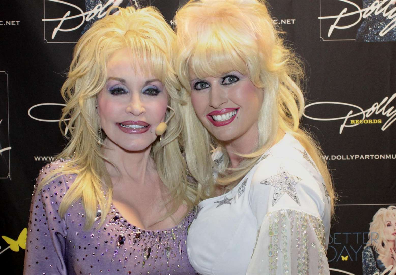 Can you tell the difference? Picture: Dolly Parton Management