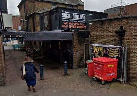 Police were called to Social Chill Bar on Sunday night. Picture: Google