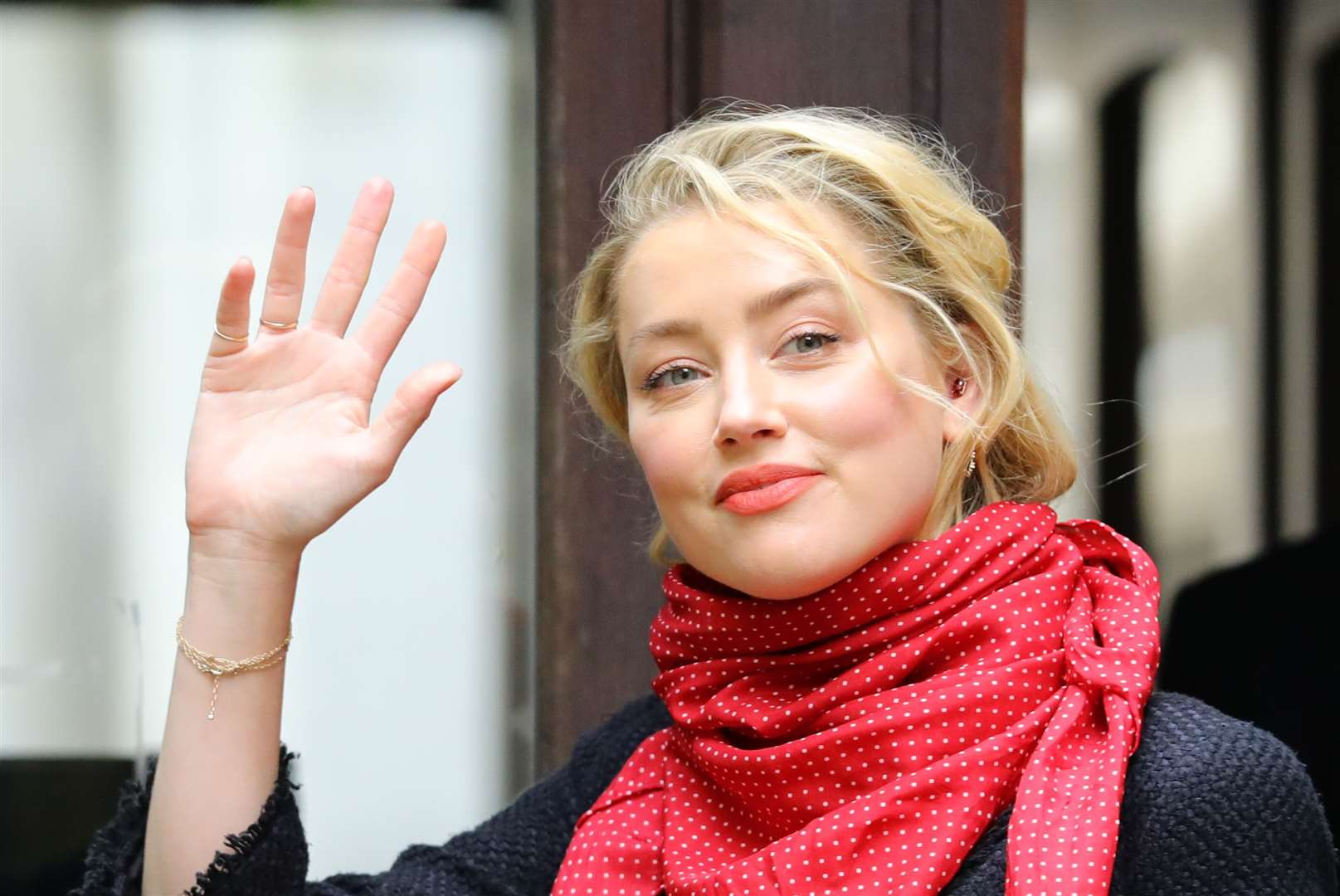 Actress Amber Heard arrives at the High Court in London (Aaron Chown/PA)