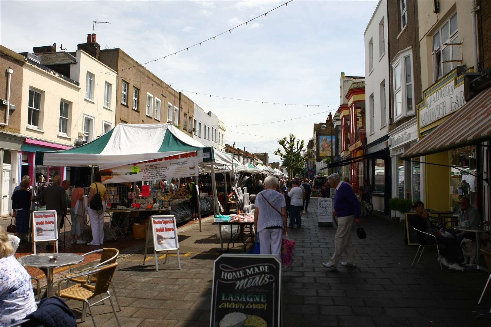 The market in Mortimer Street