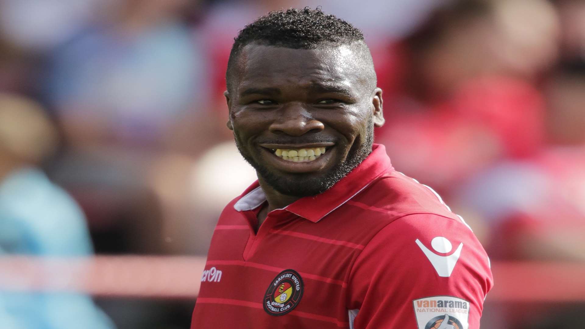 Ebbsfleet striker Aaron McLean Picture: Martin Apps