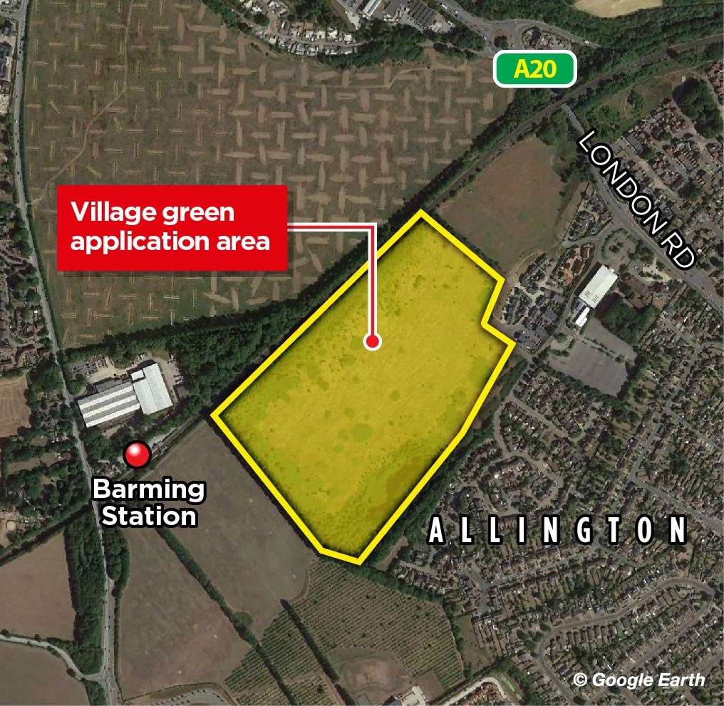 The village green application area