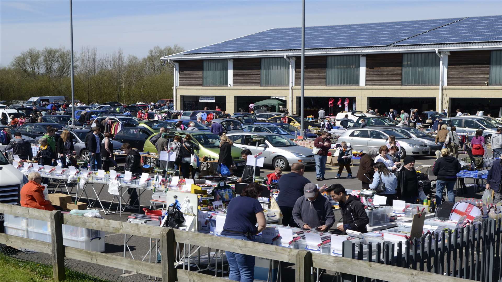 The Sunday boot fair in Ashford