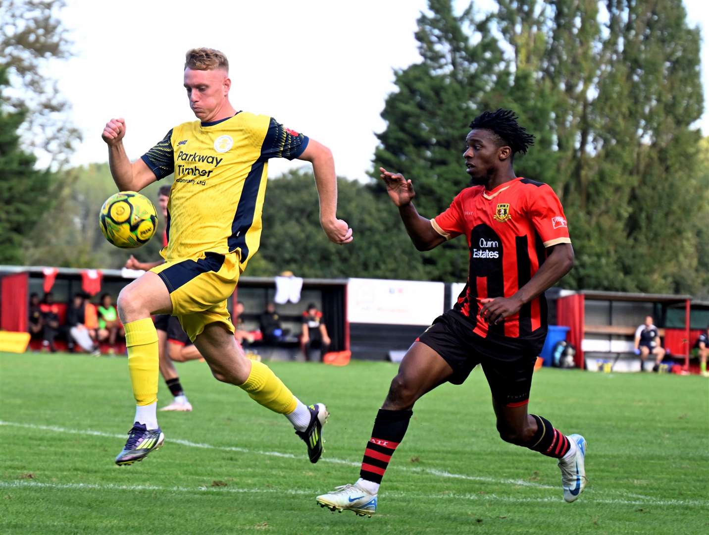 Sittingbourne lost 3-0 in the FA Cup to Plymouth Parkway. Picture: Barry Goodwin