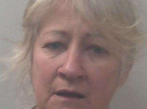 Karen Thompson, 56, was sentenced to 12 months in prison after assaulting police officers (20414634)