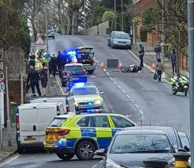 Police arrested two men following the chase